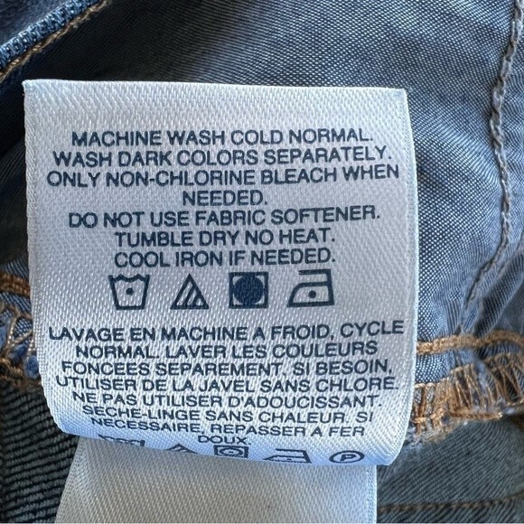 Lands End Womens Jeans High Rise Straight Leg‎ Size 6 - Picture 10 of 14